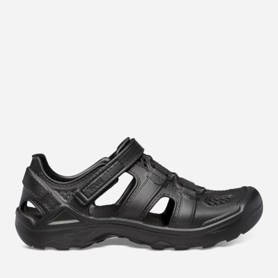 Teva Omnium Drift Kids' Black Slip Ons CA44775 Canada Sale